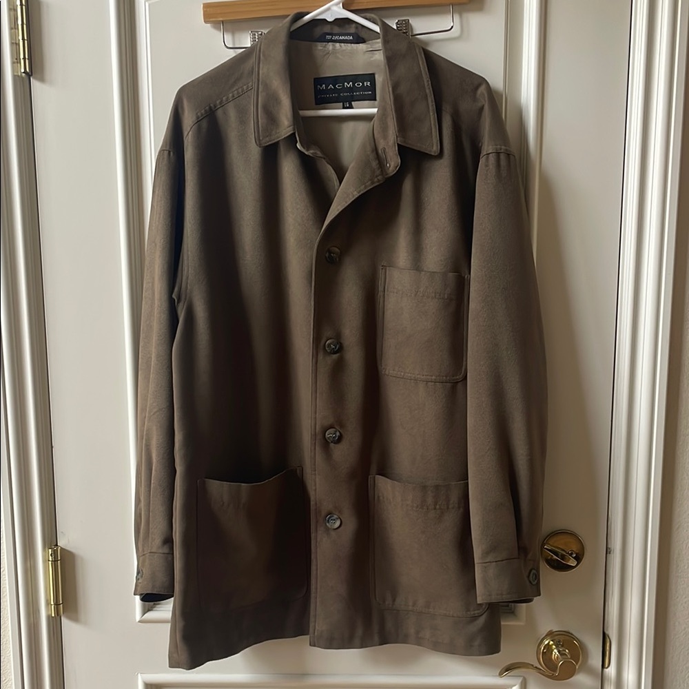 Mac Mor  Lightweight lined Shirt Jacket with Classic Collar